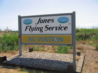 Jones/ag-viation Airport (CL23) - You've arrived - Jones Flying Service/Ag-viation welcoming sign at entrance to their Biggs, CA airstrip - by Steve Nation