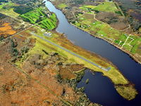 Park Falls Municipal Airport (PKF) - Park Falls Muni and the Flambeau River - by Gary Dikkers