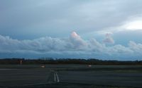 Swansea Airport, Swansea, Wales United Kingdom (EGFH) - The calm before the storm. Looking to the south west - by Roger Winser