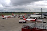 Tegel International Airport (closing in 2011), Berlin Germany (EDDT) - View over AIR BERLIN apron - by Holger Zengler