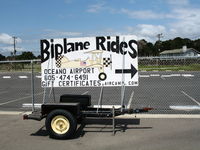 Oceano County Airport (L52) - Biplane Rides (yellow Stearman N4768V) sign @ Oceano County Airport, CA - by Steve Nation