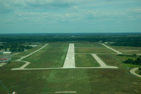 Livingston County Spencer J. Hardy Airport (OZW) - Very windy day...... Final Runway 31 - by 78-0001