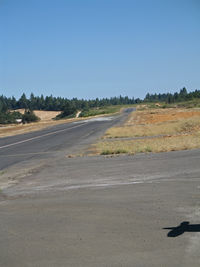Angwin-parrett Field Airport (2O3) - RWY 34 runs slightly uphill at Virgil O. Parrett Field, Angwin, CA  - by Steve Nation
