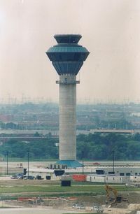 Toronto Pearson International Airport (Toronto/Lester B. Pearson International Airport, Pearson Airport), Toronto, Ontario Canada (CYYZ) - Tower under construction (1999) - by ghans