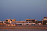 Dallas/fort Worth International Airport (DFW) - New Years Eve 2010 Sunset at DFW airport. - by Zane Adams
