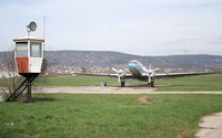 Budaörs Airport, Budaörs Hungary (LHBS) - Old watch-tower and Lisunov Li-2 - by Attila Groszvald-Groszi