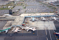 John F Kennedy International Airport (JFK) - Photo taken from New York Helicopter, 1986 - by Henk Geerlings