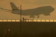 Leipzig/Halle Airport, Leipzig/Halle Germany (EDDP) - Suddenly a 747 came out of sunny cold mornings backlight... - by Holger Zengler