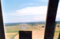 Selaparang Airport - Merpati Aviocar landing at Lombok , Jul '89 - by Henk Geerlings