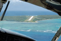Lifuka Island Airport (Salote Pilolevu Airport), Lifuka, Ha'apai Tonga (NFTL) - Turning onto finals at Ha'apai. Taken from Beech 65-80 Queen Air, A3-CIA. - by Micha Lueck