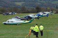 0000 Airport - Visitors to Cheltenham Racecourse on 2011 Gold Cup Day 
 - by Terry Fletcher