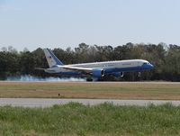 Wilmington International Airport (ILM) - Vice President Biden's Air Force 2 touchdowns at ILM - by Mike Rosenthal