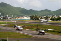 Princess Juliana International Airport, Philipsburg, Sint Maarten Netherlands Antilles (SXM) - Landing with smoke - by Wolfgang Zilske