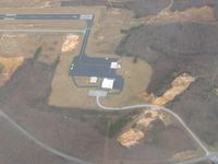 Rockwood Municipal Airport (RKW) - Looking SE from 3000' - by Bob Simmermon