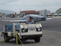 Santa Paula Airport (SZP) - First Sunday Open House & Fly-In. Free Tram ride to Chain of Hangars, 10 a.m to 3 p.m. Aviation Museum of Santa Paula. Walk or Ride-You Decide! - by Doug Robertson