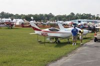 Lakeland Linder Regional Airport (LAL) - Aircraft on display at Sun N Fun 2011.  The 3 Pietenpol's on display in the background were destroyed by a storm the next day. - by Bob Simmermon