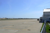 Terrell Municipal Airport (TRL) - The ramp at Terrell, TX; a former WWII US and British training field. - by Zane Adams
