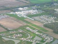 Pope Field Airport (GFD) - Looking SW from 3000' - by Bob Simmermon