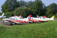 Elstree Airfield - some of the Cabair fleet at Elstree - by Chris Hall