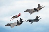 Nellis Afb Airport (LSV) - Combat Heritage - Aviation Nation - 2006 - by Brad Campbell