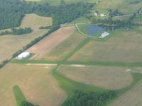 NONE Airport - Looking SW at an uncharted strip 4.5 mi. E of New Washington, IN - by Bob Simmermon