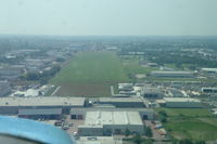 Hoogeveen Airfield - Approach to runway 28. - by Henk van Capelle