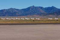 Kingman Airport (IGM) - 13 of 16 remotely stored American Eagle Saab 340s at Kingman - by Terry Fletcher