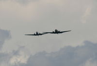 Willow Run Airport (YIP) - Two C-47s in formation - by Florida Metal