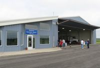 Wadena Municipal Airport (ADC) - The terminal building and hangar at Wadena Municipal Airport in Wadena, MN. Photo taken during the 2011 Wings Over Wadena Fly-in. - by Kreg Anderson