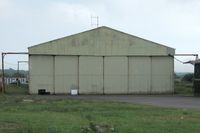 Swansea Airport, Swansea, Wales United Kingdom (EGFH) - B1 type hangar (Hangar 1) erected in the 1950's. - by Roger Winser