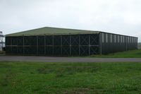 Swansea Airport, Swansea, Wales United Kingdom (EGFH) - Sole remaining Bellman hangar (Hangar 2). Erected by the RAF in 1941. - by Roger Winser