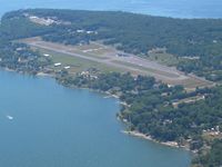 Put In Bay Airport (3W2) - Looking SW on L downwind for 21. - by Bob Simmermon