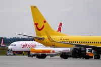 Leipzig/Halle Airport, Leipzig/Halle Germany (EDDP) - It is holiday time and all the airlines are busy....... - by Holger Zengler