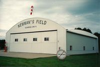 Newman's Airport (4N0) - The old hangar. Not seen is the vintage pump outside.  - by mbvader