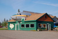Fairbanks International Airport (FAI) - Douglas DC-6 The Lucky Duck at Pikes Aviator Greenhouse and Sweets, Fairbanks, AK - by scotch-canadian