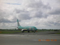 Cheddi Jagan International Airport - BWIA B-737 at Georgetown Guyana - by John J. Boling