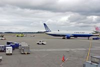 Seattle-tacoma International Airport (SEA) - Several fire trucks and emergency vehicles were following this UAL - by metricbolt