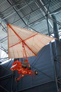 Washington Dulles International Airport (IAD) - Gemini Paraglider Research Vehicle 1-A with wing at the Steven F. Udvar-Hazy Center, Smithsonian National Air and Space Museum, Chantilly, VA - by scotch-canadian