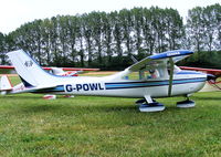 Oaksey Park Airport - RC model of Cessna 182R Skylane G-POWL - by Chris Hall