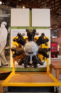 Moton Field Municipal Airport (06A) - Continental R-670 Radial Engine at the Tuskegee Airman National Historic Site, Moton Field Municipal Airport, Tuskegee, AL - by scotch-canadian