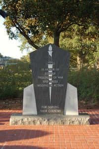Maxwell Afb Airport (MXF) - Prisoners of War Monument at Maxwell AFB, Montgomery, AL - by scotch-canadian