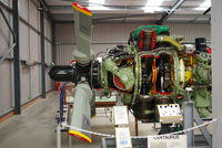 EGTH Airport - Centaurus engine at Shuttleworth. - by Graham Reeve