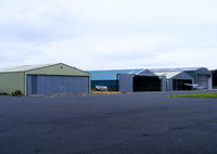 Newtownards Airport, Newtownards, Northern Ireland United Kingdom (EGAD) - Hangars at Newtownards Airport - by Chris Hall
