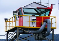 Newtownards Airport - Tower at Newtownards Airport, repainted since my last visit 12 months ago - by Chris Hall