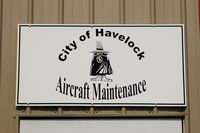 Cherry Point Mcas /cunningham Field/ Airport (NKT) - Sign on the Aircraft Maintenance Building at the Havelock Tourist & Event Center, Havelock, NC - by scotch-canadian