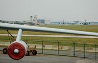 Dover Afb Airport (DOV) - Control Towers and Flight Line at Dover AFB, Dover, DE - by scotch-canadian