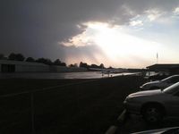 Sky King Airport (3I3) - after a big squall passed through - by DNeeko