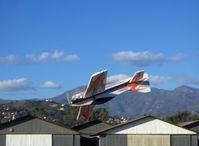 Santa Paula Airport (SZP) - RC Drone 'FLASH' extreme aerobatic, spectacular inverted dive near ground-this was skillfully recovered from without a crash - by Doug Robertson