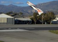 Santa Paula Airport (SZP) - RC Drone 'FLASH' extreme aerobatic, inverted climb - by Doug Robertson