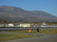 Santa Paula Airport (SZP) - RC Drone Flash extreme aerobatic, setting up for midair catch-click on Large to see - by Doug Robertson